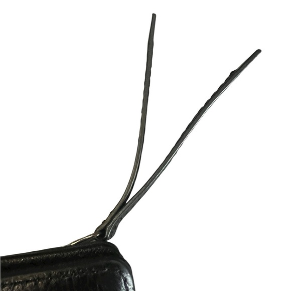 Fossil‎ Black Leather Clutch Wallet Wristlet Zip Around Coin Purse Women - Picture 10 of 10